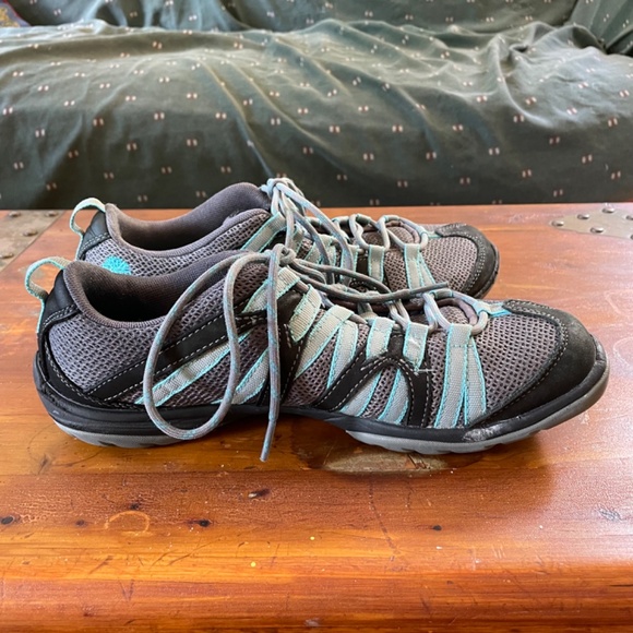 Timberland Blue and Grey Sneakers Women's Size 8.5 - Picture 8 of 10